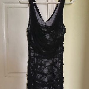 Black cocktail dress